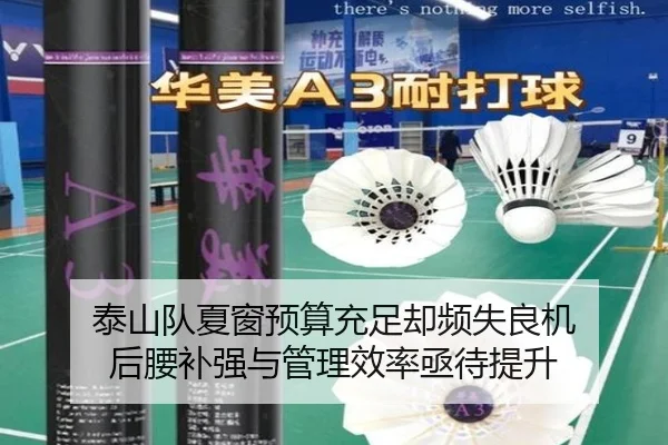 泰山队夏窗预算充足却频失良机 后腰补强与管理效率亟待提升